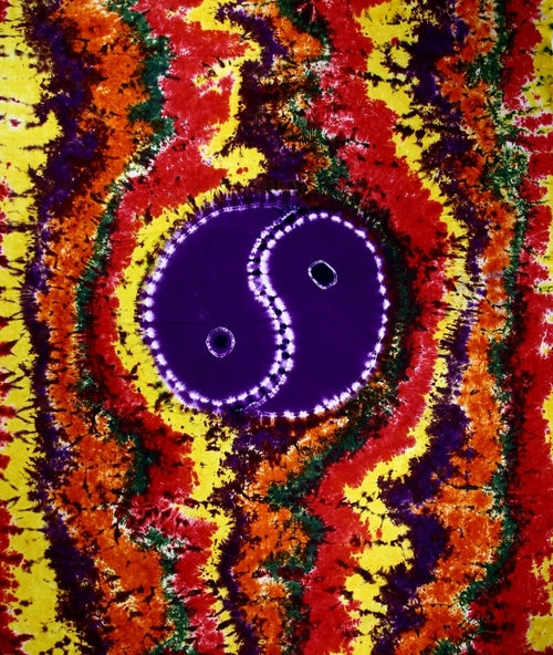Yin Yang Tie Dye Tapestry