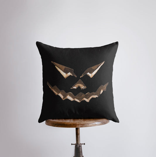 Jack O Lantern Dark Pillow Cover | Fall Décor | Halloween Pillows |