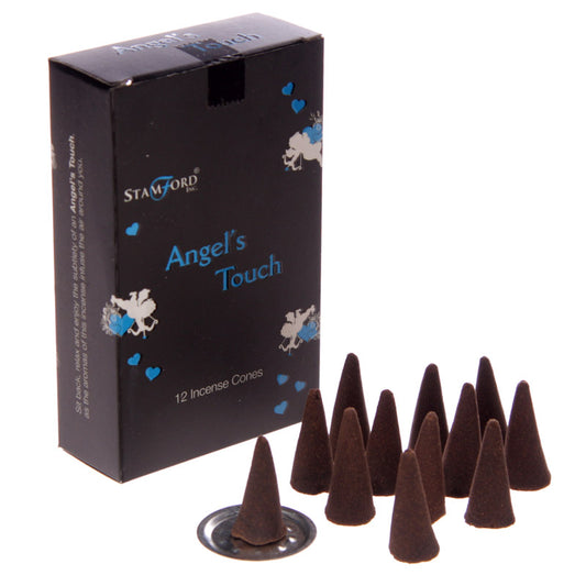 Stamford Black Incense Cones - Angels Touch