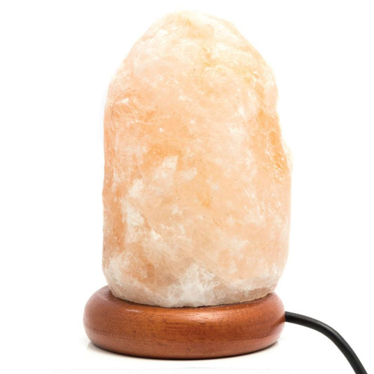 USB Himalayan Salt Lamp - Mini Natural Rock Shape Pink Crystal Rock
