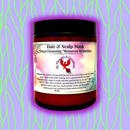 Organic Detoxifying Hair and Scalp Mask- 9oz