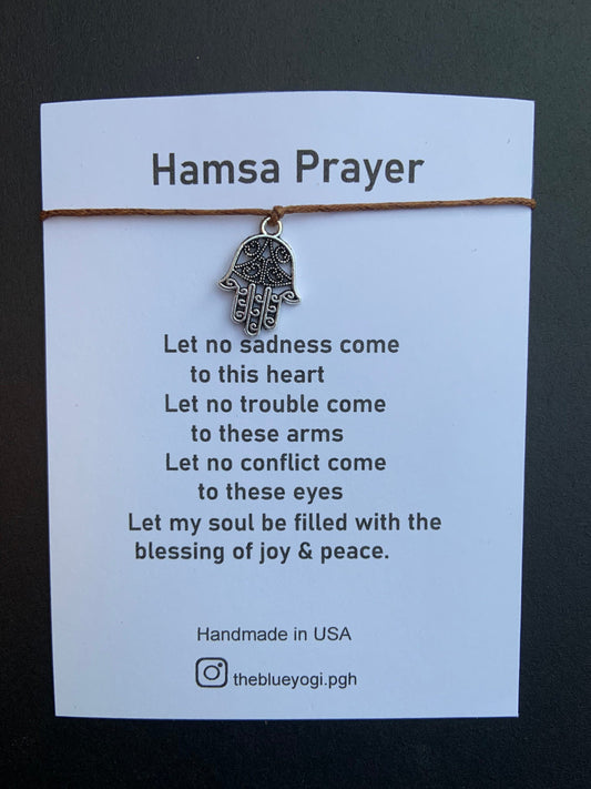 Hamsa Bracelets Casual, Boho, Spiritual, Tie Closure
