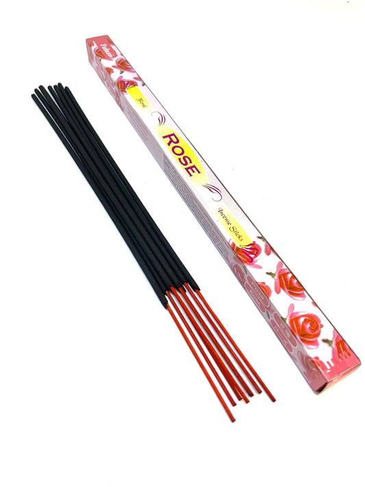 Rose Incense Sticks (Pack of 8 sticks)