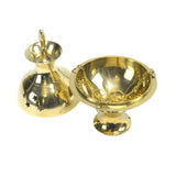 Hanging Brass Burner for cone incense and resins-  4", 6" and 8"