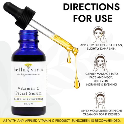 Vitamin C Facial Serum Skin Brightening and Hyperpigmentation