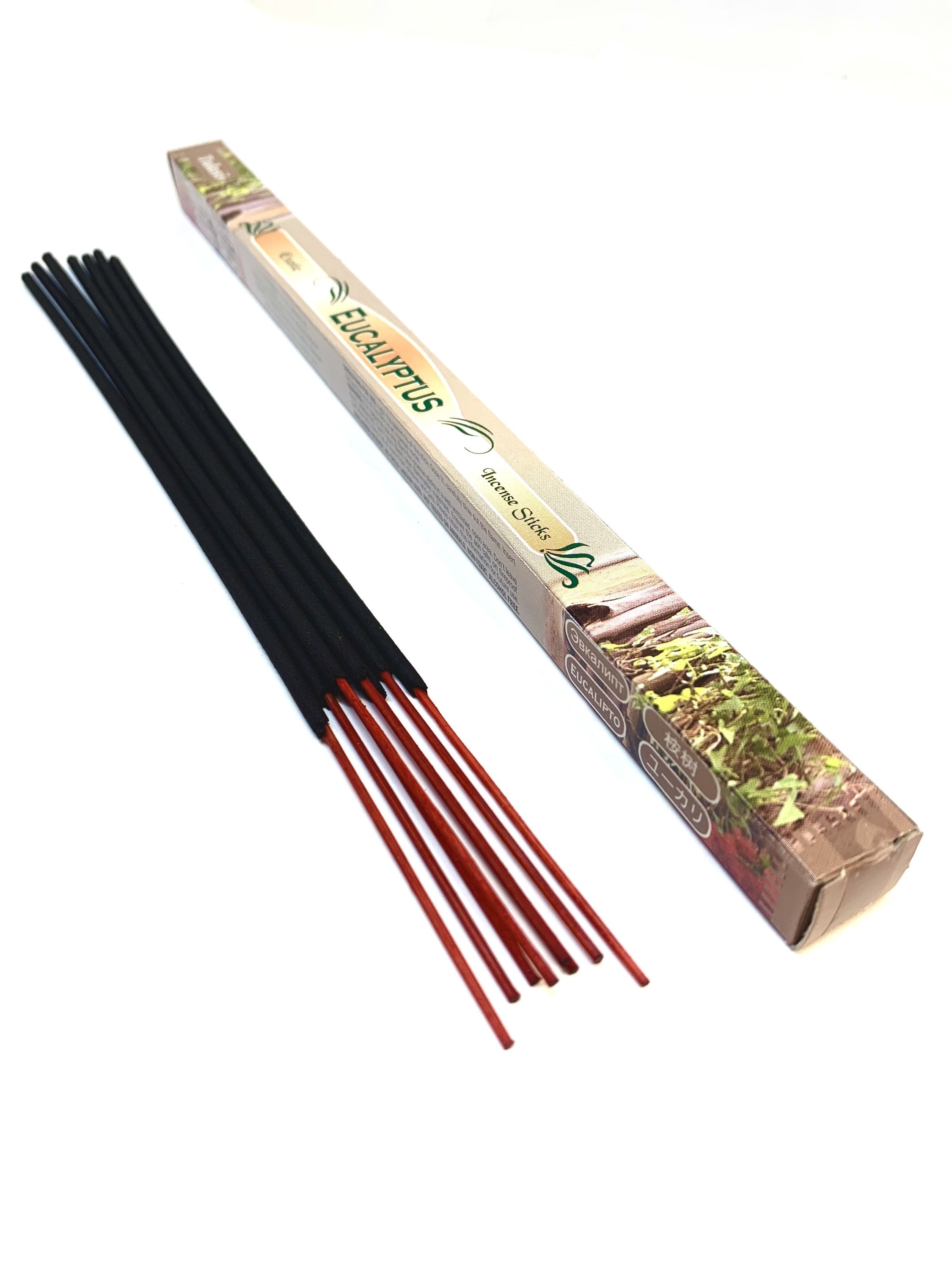 Eucalyptus Incense Sticks (Pack of 8 sticks)